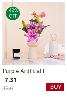 Artificial Flowers Cherry Blossoms Baby's Breath Gypsophila Fake Flowers DIY Wedding Home Vase Decoration Faux Flowers Branch