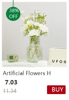 Artificial Flowers Cherry Blossoms Baby's Breath Gypsophila Fake Flowers DIY Wedding Home Vase Decoration Faux Flowers Branch